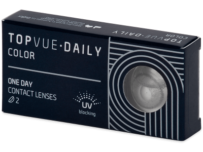 TopVue Daily Color - Sterling Grey - giornaliere correttive (2 lenti) - Coloured contact lenses