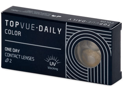 TopVue Daily Color - Pure Hazel - giornaliere correttive (2 lenti) - Coloured contact lenses