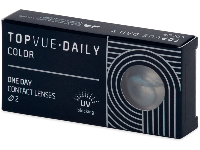 TopVue Daily Color - Blue - giornaliere non correttive (2 lenti) - Coloured contact lenses