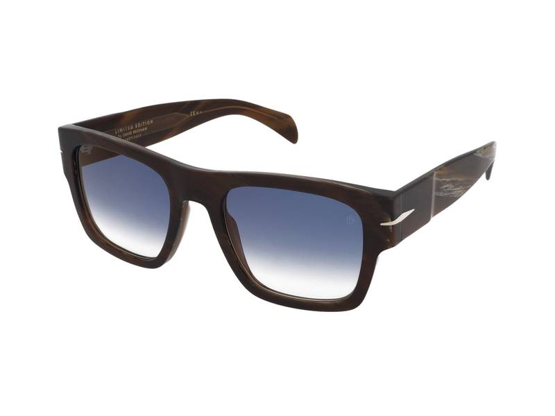 David Beckham Occhiali Da Sole Uomo Modello DB 7005/S - Design Elegante, Protezione UV