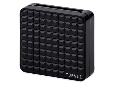 TopVue astuccio con specchietto - mesh pattern 