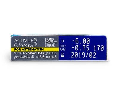 Acuvue Oasys for Astigmatism (6 lenti) - Attributes preview