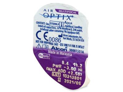 Air Optix Aqua Multifocal (3 lenti) - Blister pack preview