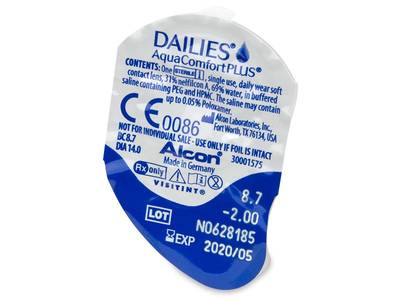 Dailies AquaComfort Plus (90 lenti) - Blister pack preview