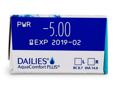 Dailies AquaComfort Plus (30 lenti) - Attributes preview