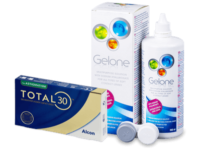 TOTAL30 for Astigmatism (6 lenti) + Soluzione Gelone 360 ml