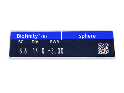 Biofinity (6 lenti) - Attributes preview