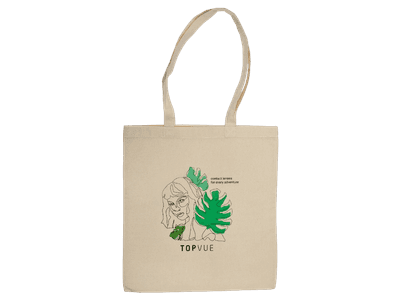 Borsa di cotone ECO TopVue - Panama