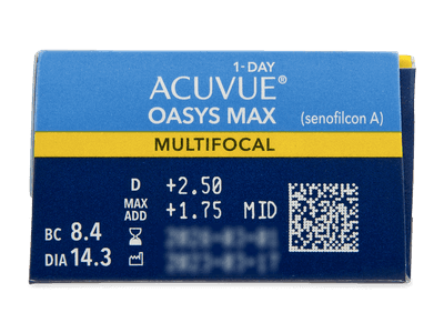 Acuvue Oasys Max 1-Day Multifocal (30 lenti) - Attributes preview