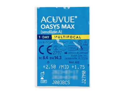 Acuvue Oasys Max 1-Day Multifocal (30 lenti) - Blister pack preview