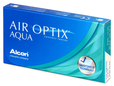 Air Optix Aqua (6 lenti) - Monthly contact lenses