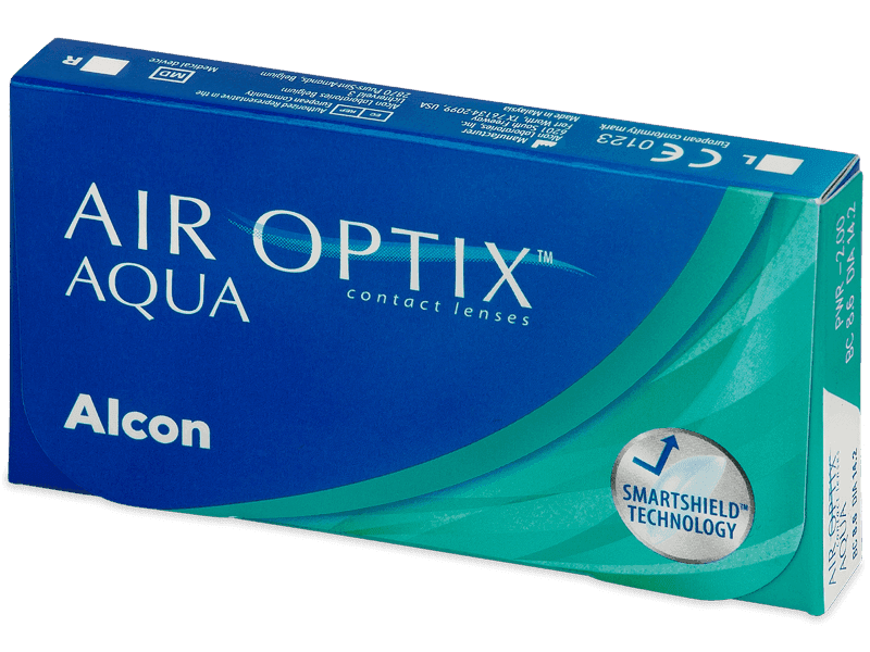 Air Optix Aqua (6 lenti) - Monthly contact lenses