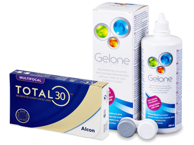 TOTAL30 Multifocal (3 lenti) + soluzione Gelone 360 ml