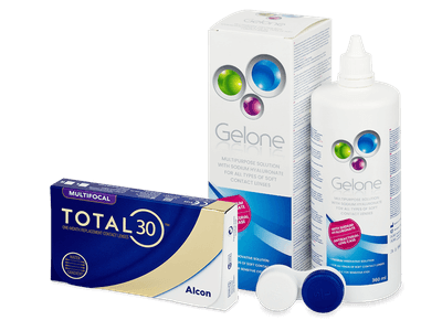 TOTAL30 Multifocal (3 lenti) + soluzione Gelone 360 ml