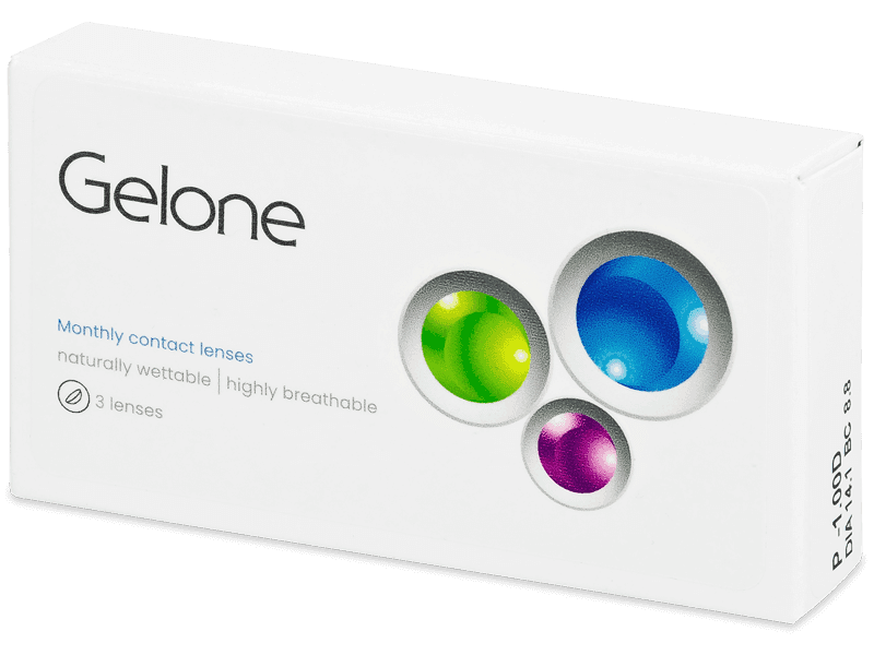 Gelone Monthly (3 lenti) - Monthly contact lenses