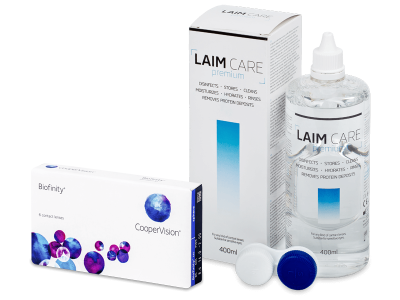 Biofinity (6 lenti) + soluzione Laim Care 400 ml