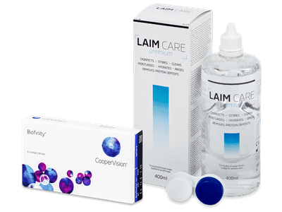 Biofinity (6 lenti) + soluzione Laim Care 400 ml