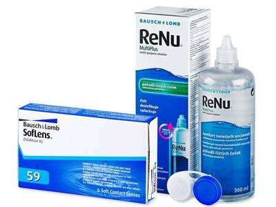 SofLens 59 (6 lenti) + soluzioni ReNu MultiPlus 360 ml