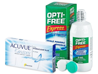 Acuvue Oasys (6 lenti) + soluzioni Opti-Free Express 355 ml