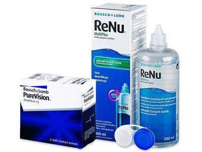 PureVision (6 lenti) + soluzioni ReNu 360 ml