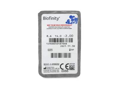 Biofinity (3 lenti) - Blister pack preview