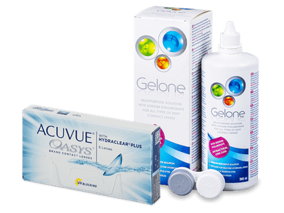 Acuvue Oasys (6 lenti) + soluzioni Gelone 360 ml