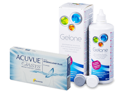 Acuvue Oasys (6 lenti) + soluzioni Gelone 360 ml