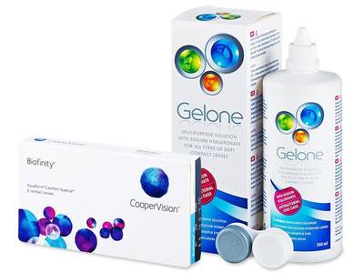 Biofinity (6 lenti) + soluzioni Gelone 360 ml