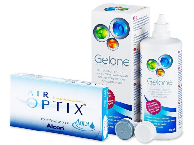 Air Optix Aqua (6 lenti) + soluzioni Gelone 360 ml - Previous design