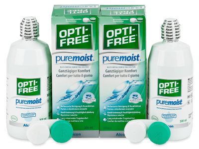 Soluzione OPTI-FREE PureMoist 2 x 300 ml - Economy duo pack - solution