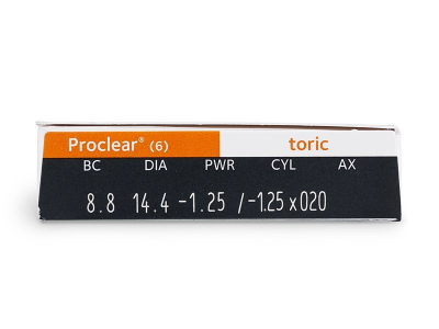 Proclear Toric (6 lenti) - Attributes preview