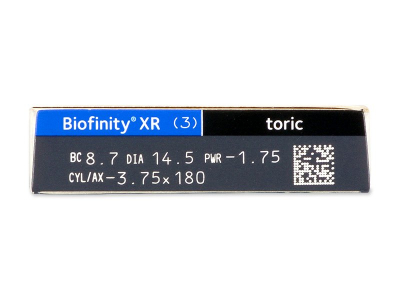 Biofinity XR Toric (3 lenti) - Attributes preview